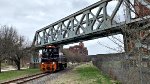 AB 1501 heads to Elio Chem and under the long abandoned A&BB RR bridge